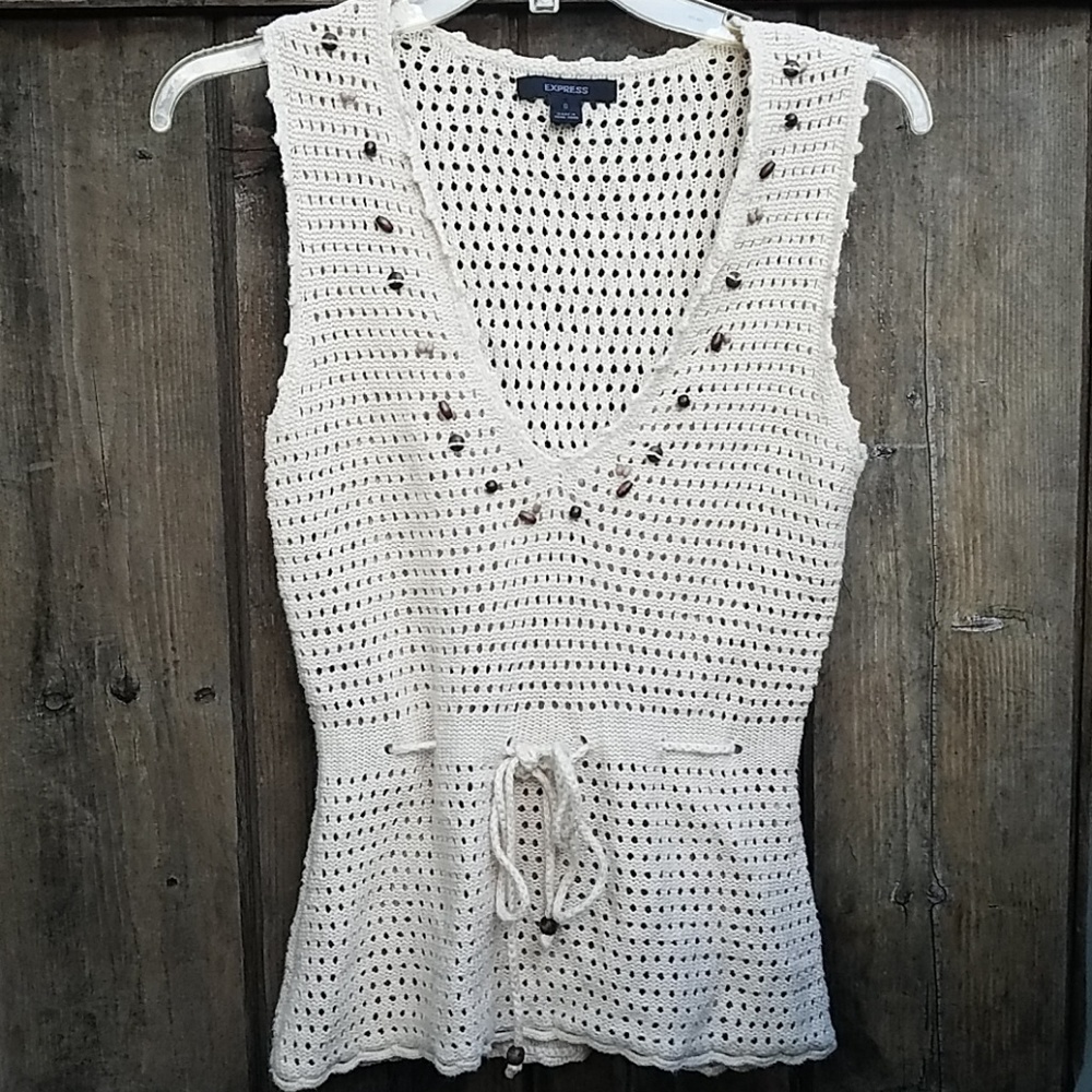 Express Crochet Top Size S
